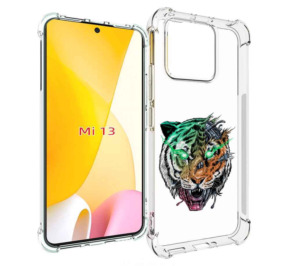 

Чехол MyPads робо-тигр для Xiaomi 13, Прозрачный, Tocco