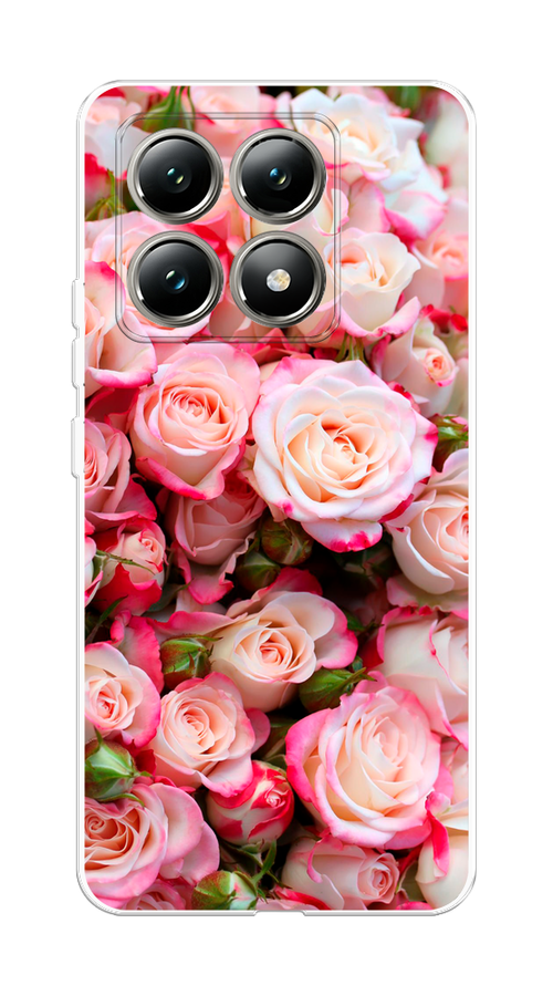 

Чехол на Xiaomi 14T "Много роз", Розовый, 322850-1