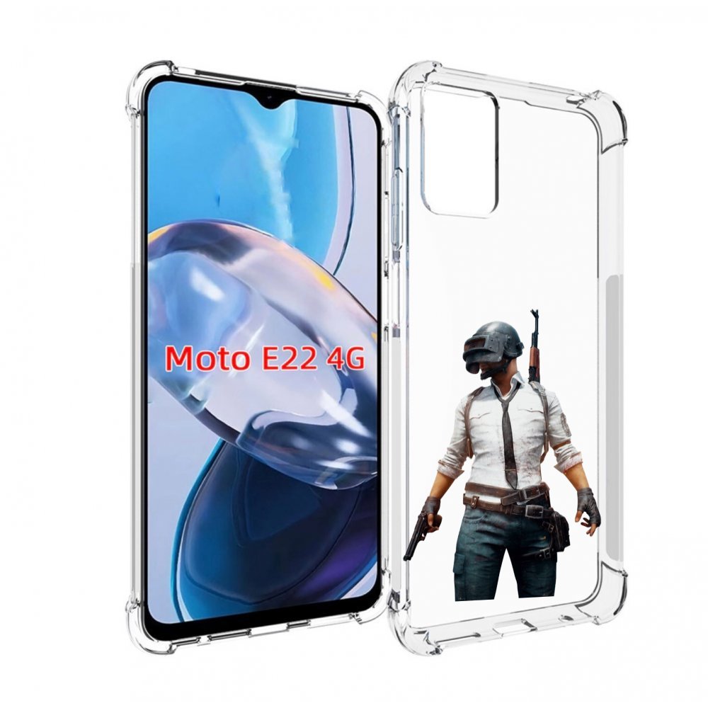 

Чехол MyPads PUBG-2 для Motorola Moto E22 4G / E22i 4G, Прозрачный, Tocco