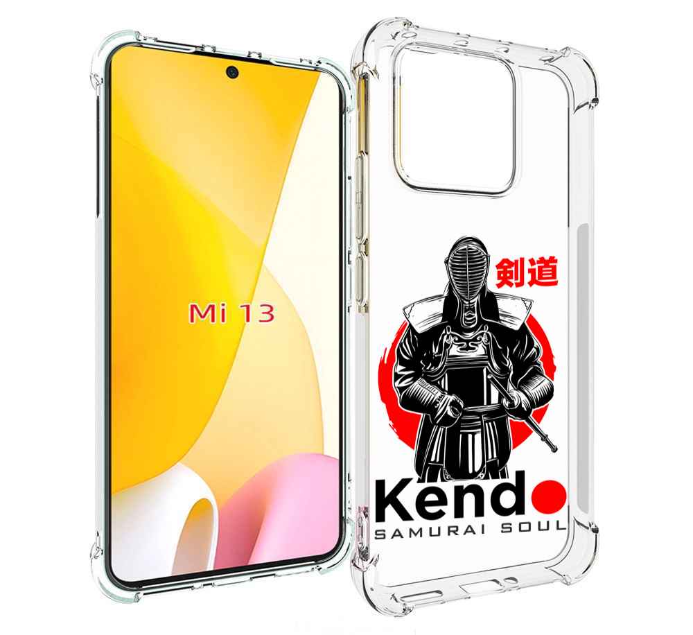 

Чехол MyPads рисованый самурай для Xiaomi 13, Прозрачный, Tocco