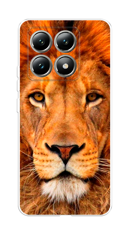 

Чехол на Xiaomi 14T "Благородный лев", Оранжевый, 322850-1