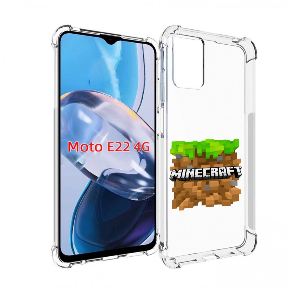 

Чехол MyPads Minecraft-2 для Motorola Moto E22 4G / E22i 4G, Прозрачный, Tocco