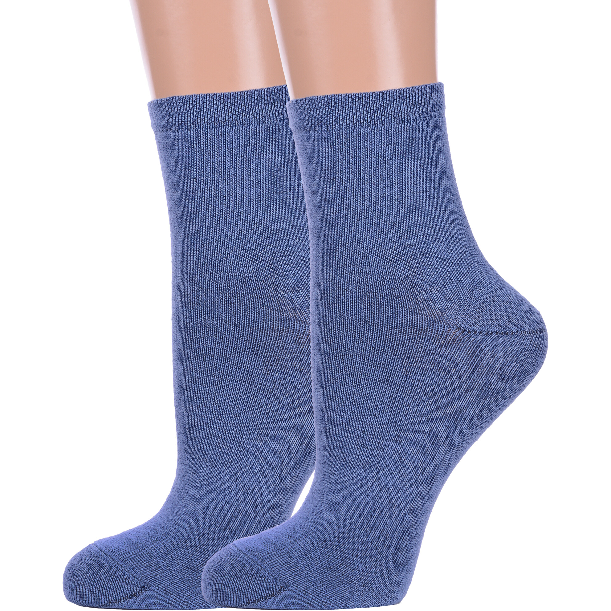 Комплект носков женских Брестский чулочный комбинат 2-19С1232 синих 25, 2 пары