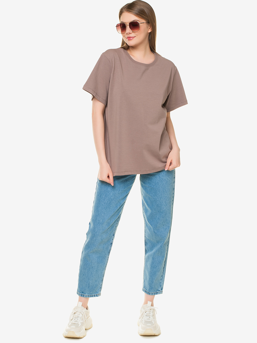 

Футболка женская Marmalato 1089-001 бежевая S, Бежевый, 1089-001
