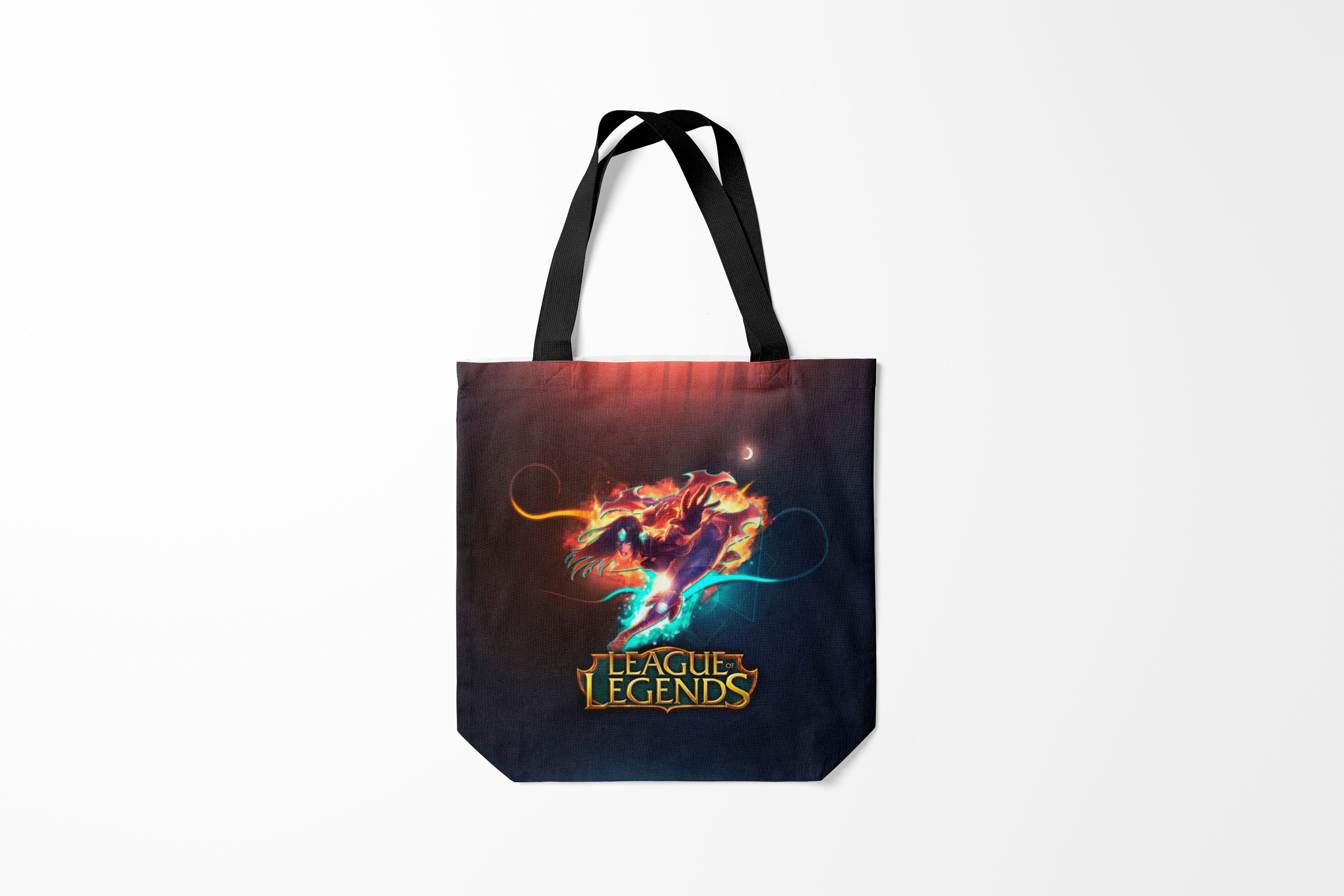 

Сумка шoппер унисекс Burnettie League Of Legends, черный, League Of Legends