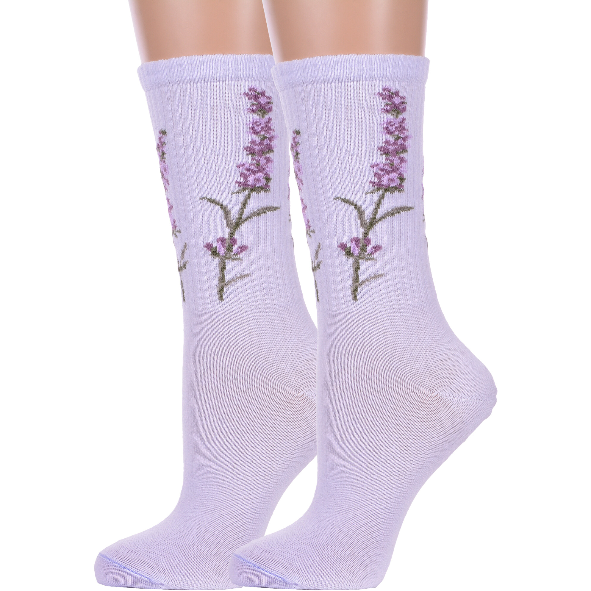 Комплект носков женских Брестский чулочный комбинат 2-20С1141 фиолетовых 23, 2 пары