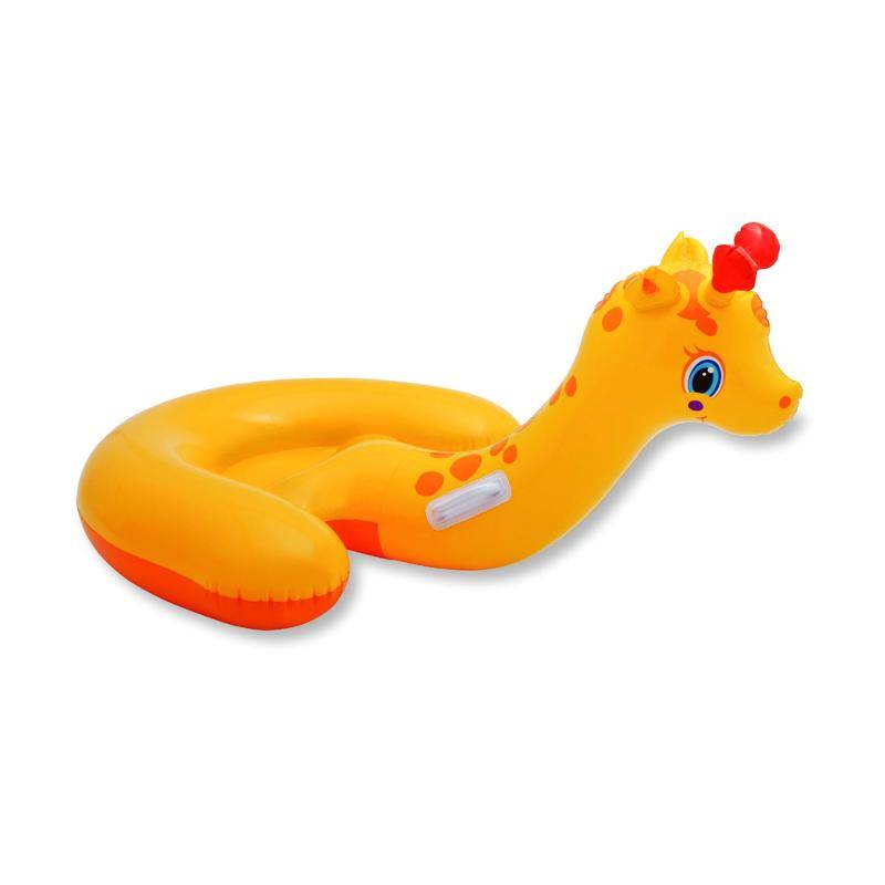 Надувная игрушка - наездник Intex Жираф с ручками от 3 лет матрасIntex56566жираф игрушка intex 58535 для катания по воде дельфинчик