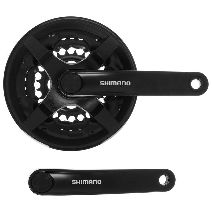 

Система Shimano Tourney FC-TY301 24/34/42Т 170 мм, цвет чёрный, Черный, FC-TY301