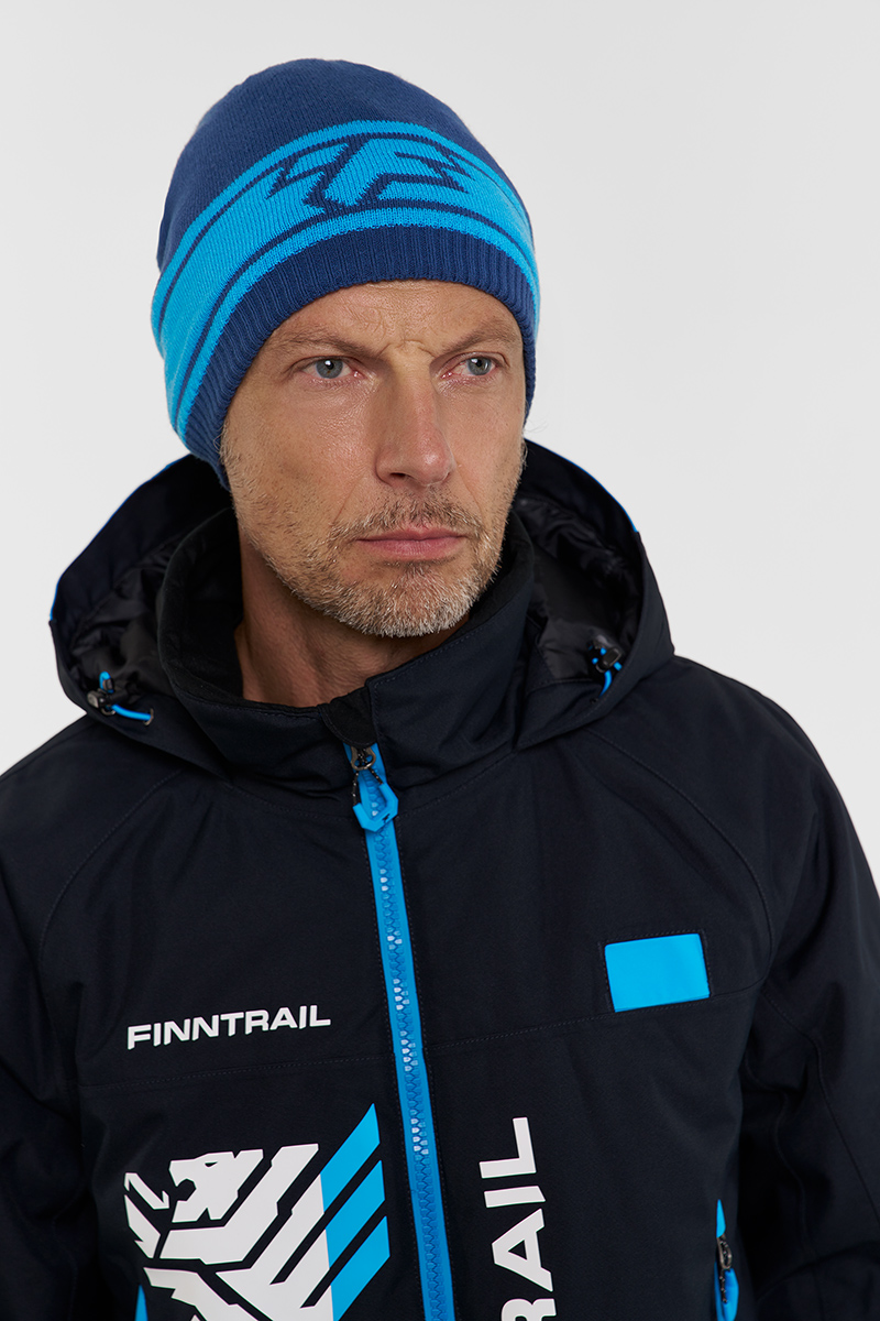 

Двухсторонняя акриловая шапка FINNTRAIL Daily, синяя, размер M-L, Голубой;синий, Daily