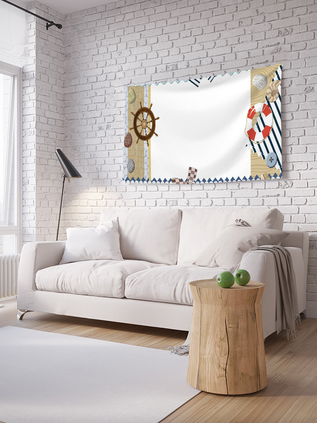 

Горизонтальное фотопанно JoyArty Морские мечты, из ткани, 150х200 см