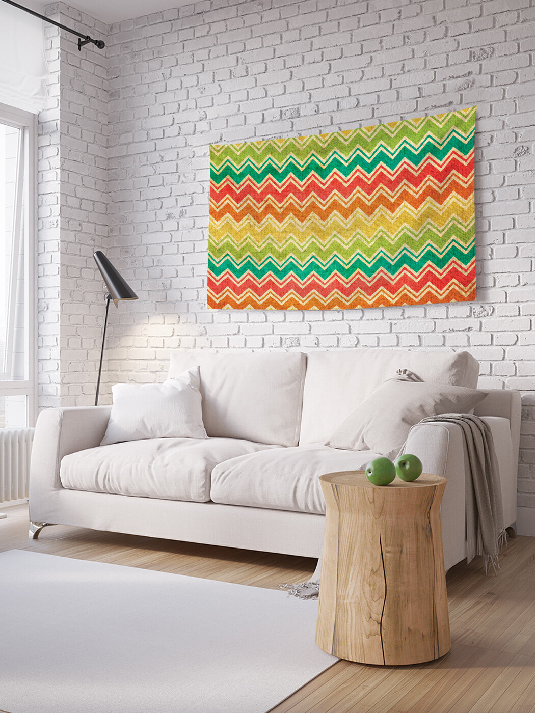 

Горизонтальное фотопанно JoyArty Море зигзагов, из ткани, 100х150 см