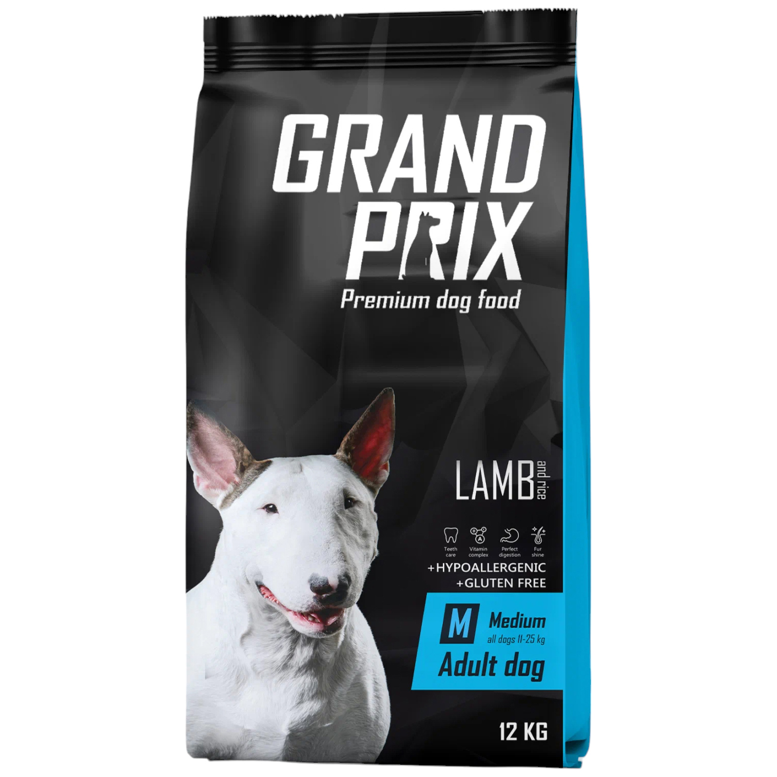 Сухой корм для собак Grand prix Medium Adult LAMB, ягненок, 12кг