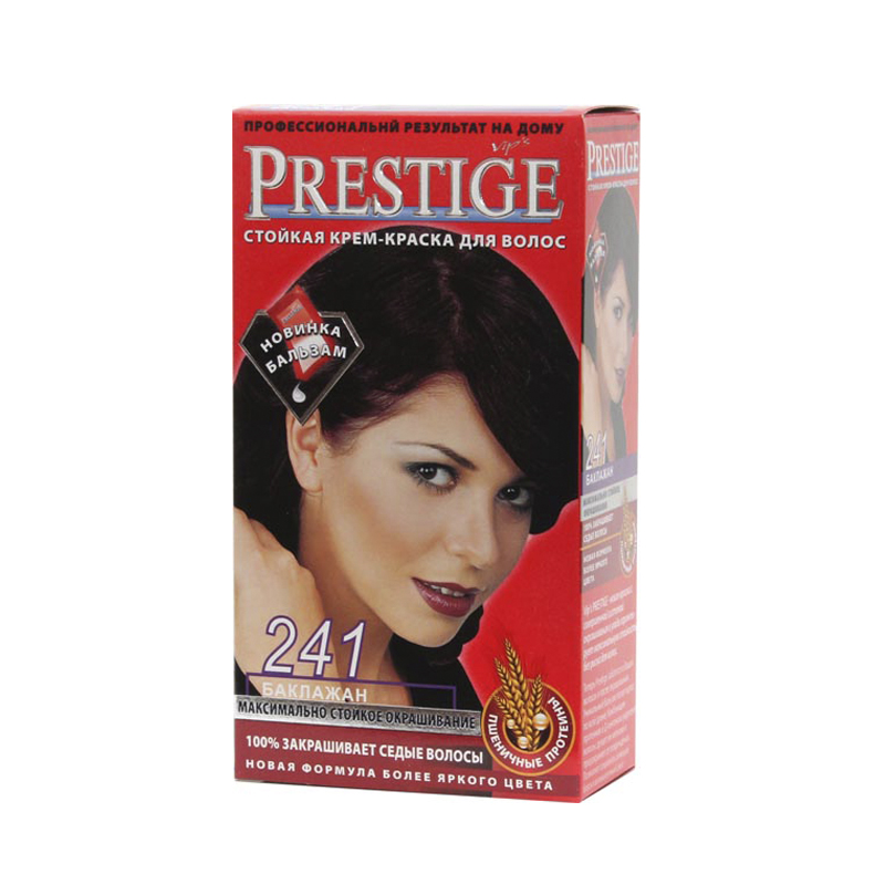 Краска для волос Prestige Prestige т.241 Баклажан краска для волос prestige prestige т 213 лесной орех