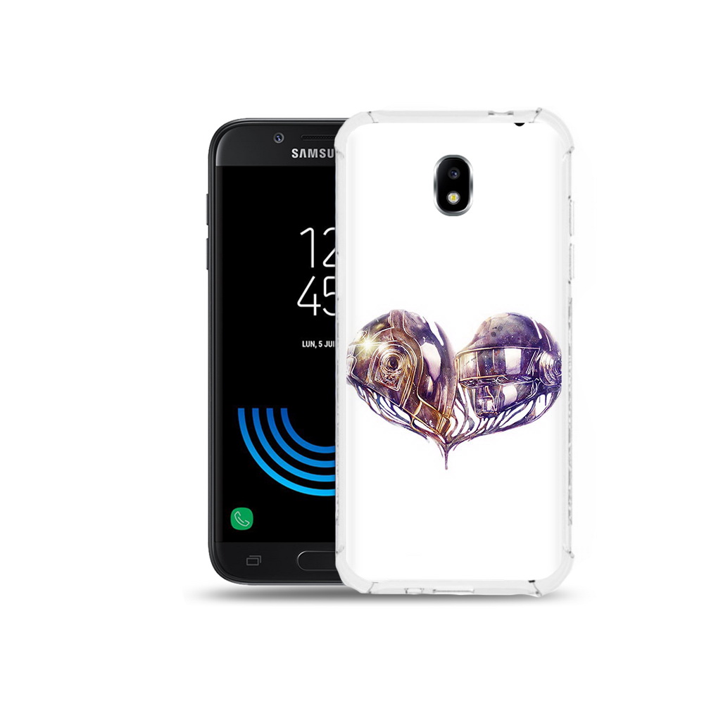 

Чехол MyPads Tocco для Samsung Galaxy J5 (2017) сердце абстракция, Прозрачный, Tocco
