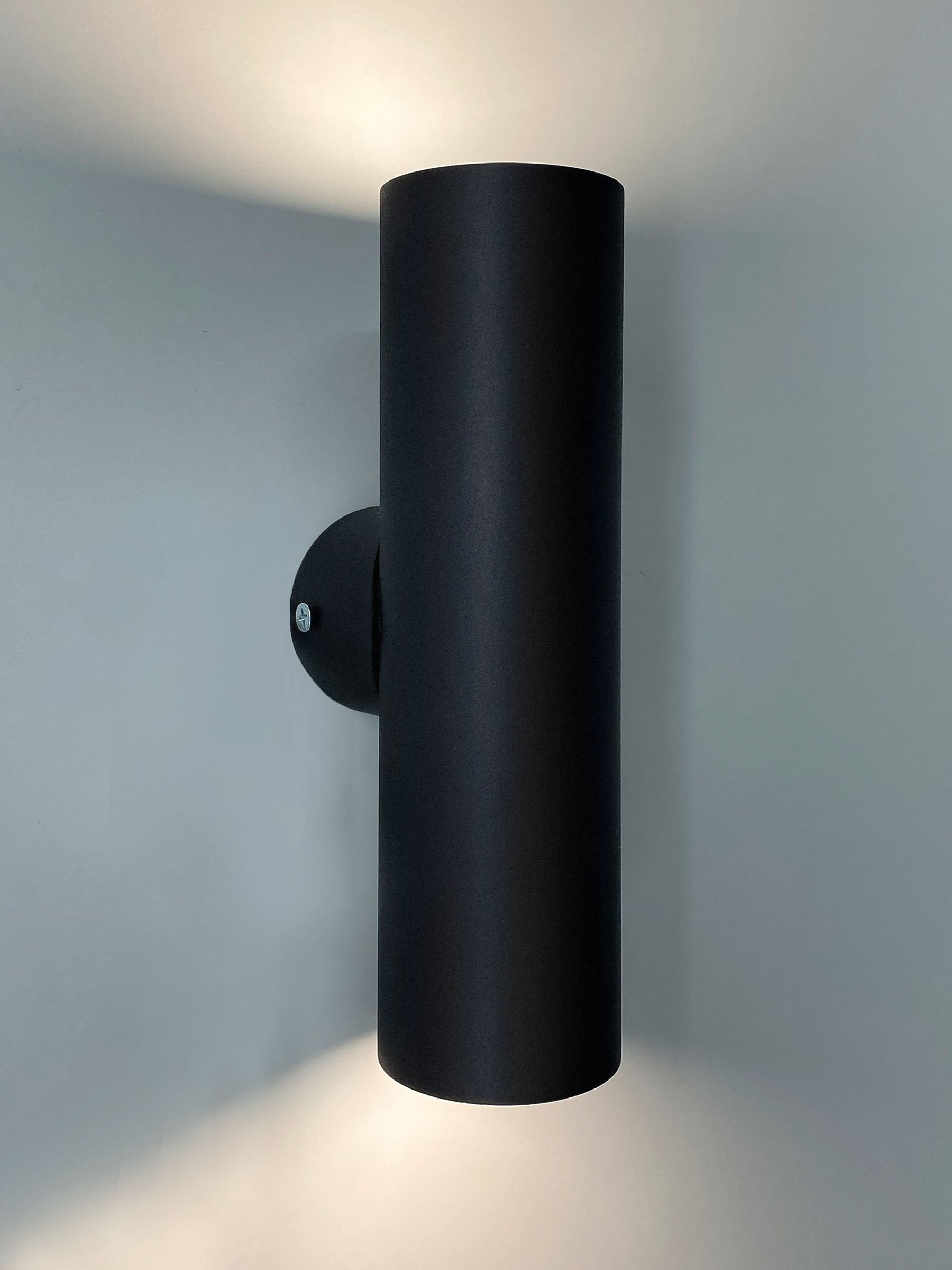 Интерьерный настенный точечный светильник Комлед INTERIOR TWIN R S, черный