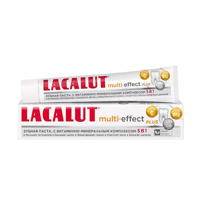 фото Зубная паста lacalut multi-effect 5в1, 50 мл