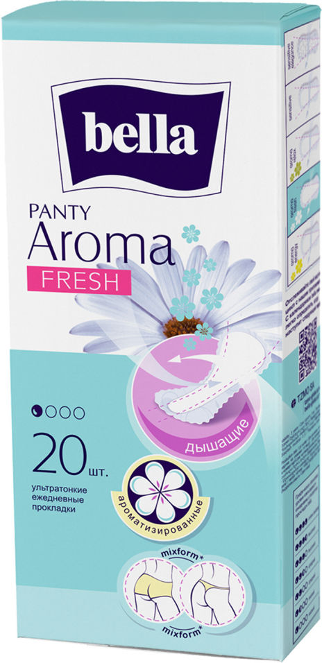 Ежедневные прокладки Bella Panty Aroma Fresh 1 капель 20 шт