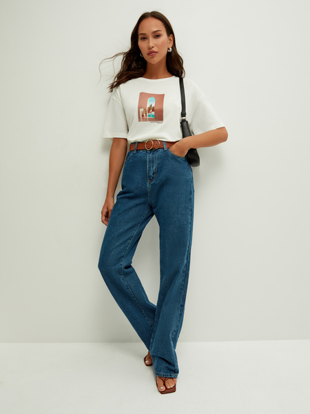 

Футболка женская ZARINA 2266533435 белая XS, 2266533435
