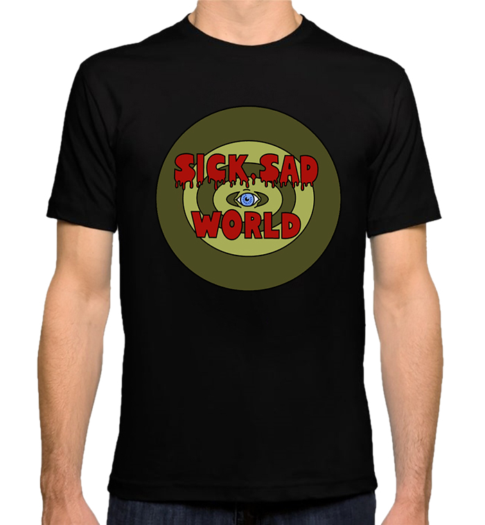 фото Футболка мужская dream shirts дарья - sick sad world 556003222 черная xs