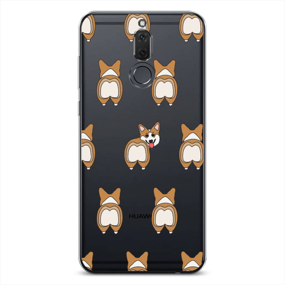 

Чехол Awog на Huawei Nova 2i/Mate 10 Lite "Милый корги фон", Белый;бежевый;коричневый, 6120550-2