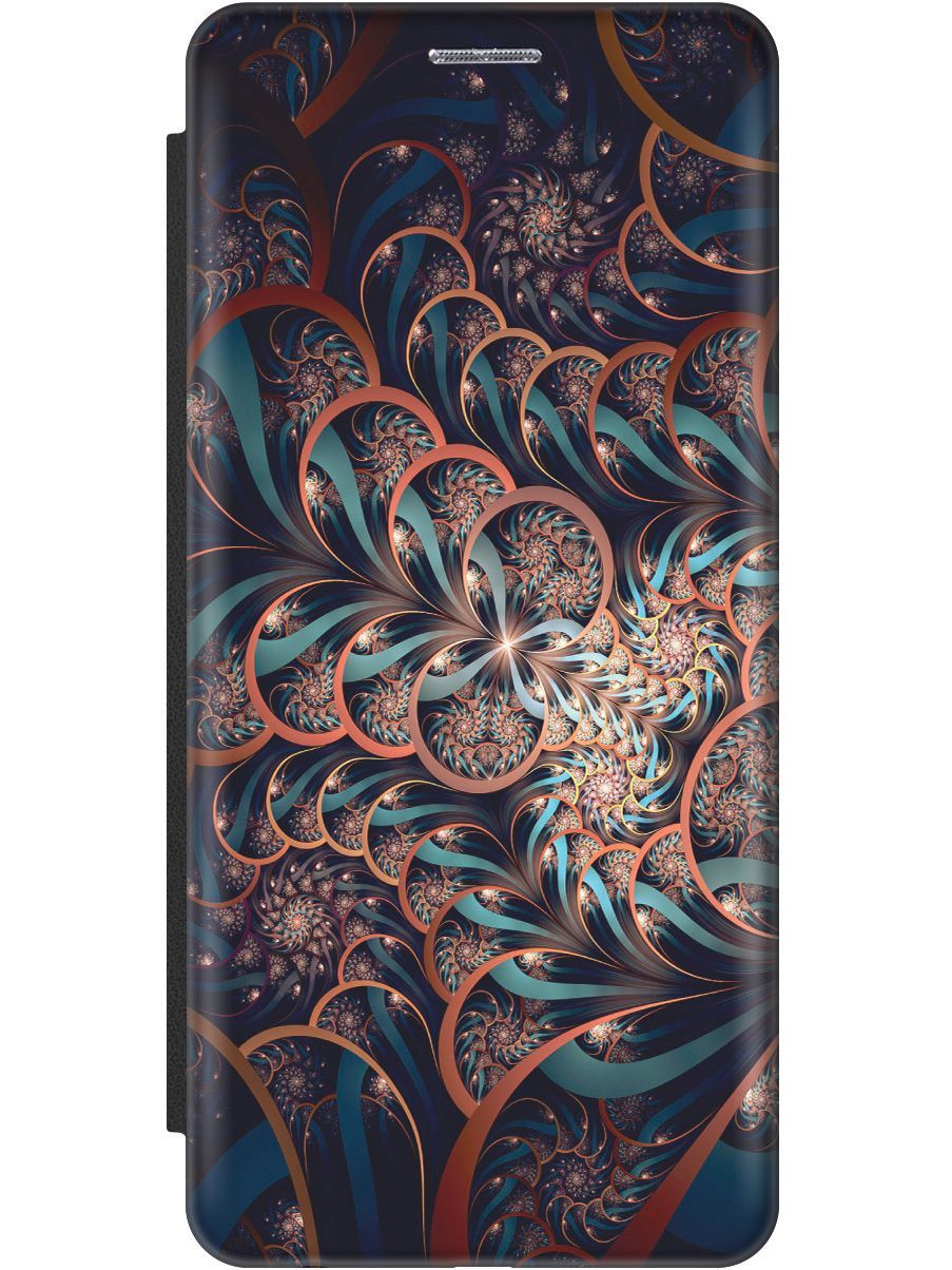 

Чехол на Samsung Galaxy S23 Ultra "Огуречные узоры" черный, Голубой;коричневый, 158359