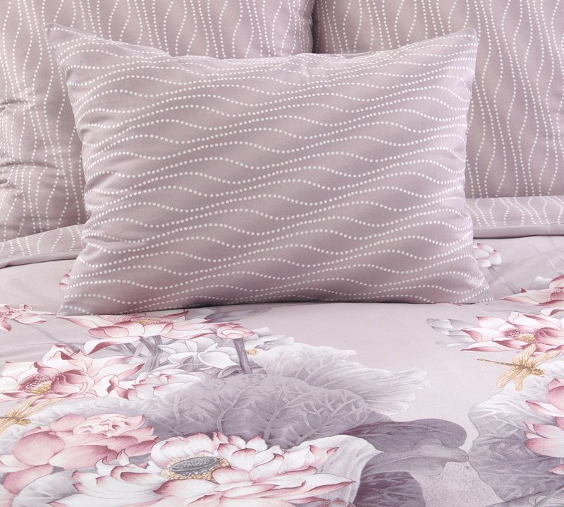 

Наволочки "Текс-Дизайн" из перкаля (2 шт) "Лотосы компаньон 2"; 50х70, Бежевый;розовый