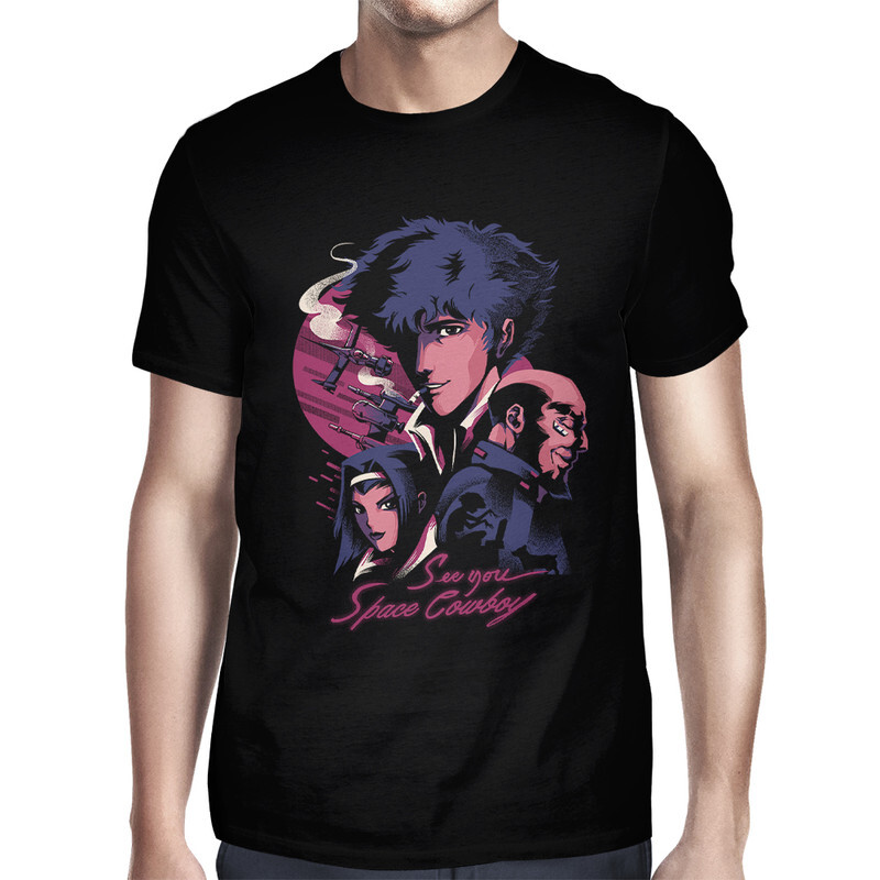 

Футболка мужская Dream Shirts Ковбой Бибоп 556001222 черная L, Ковбой Бибоп 556001222