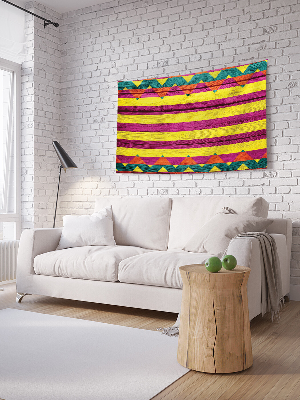 

Горизонтальное фотопанно JoyArty Дикие зигзаги, из ткани, 150х200 см