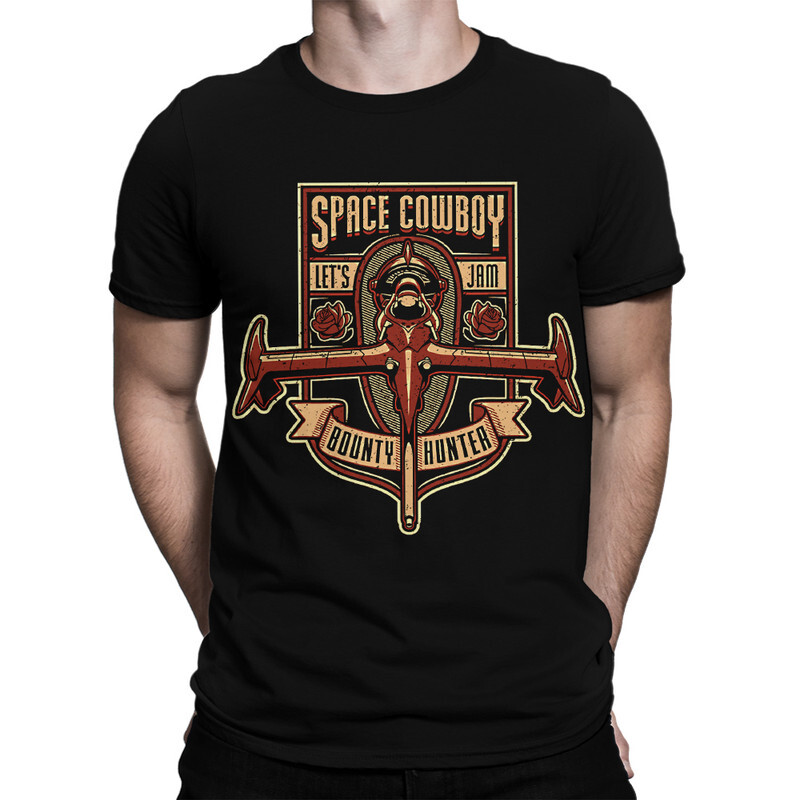 

Футболка мужская Dream Shirts Ковбой Бибоп 555999222 черная S, Ковбой Бибоп 555999222