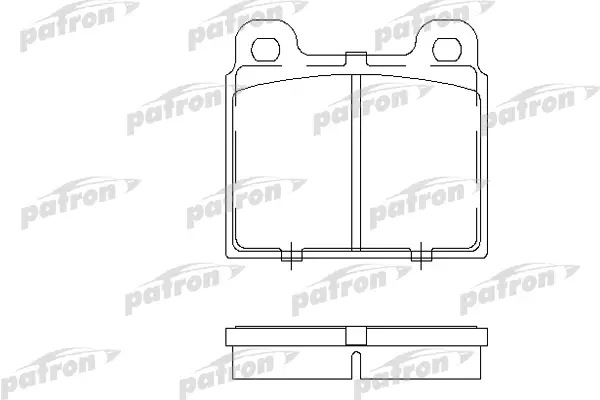 

Тормозные колодки PATRON дисковые PBP084