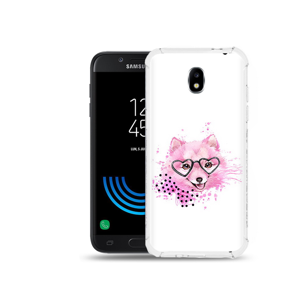 

Чехол MyPads Tocco для Samsung Galaxy J5 (2017) розовый волченок, Прозрачный, Tocco