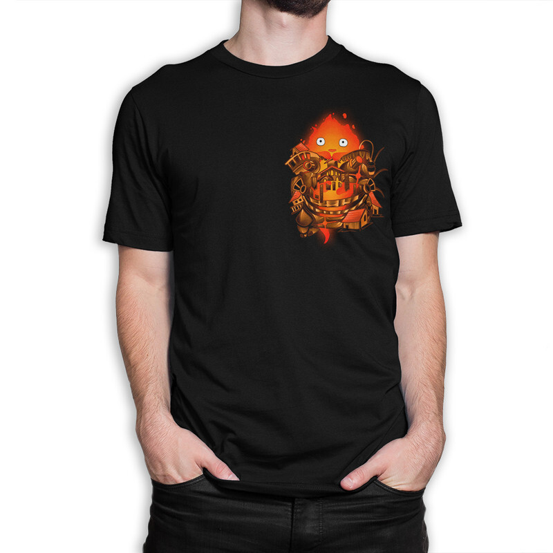 

Футболка мужская Dream Shirts Кальцифер в Кармашке 555993222 черная 2XL, Черный, Кальцифер в Кармашке 555993222