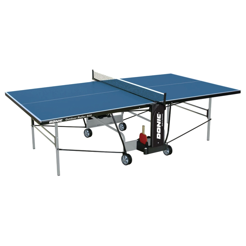 Теннисный стол Donic Outdoor Roller800-5 синий с сеткой