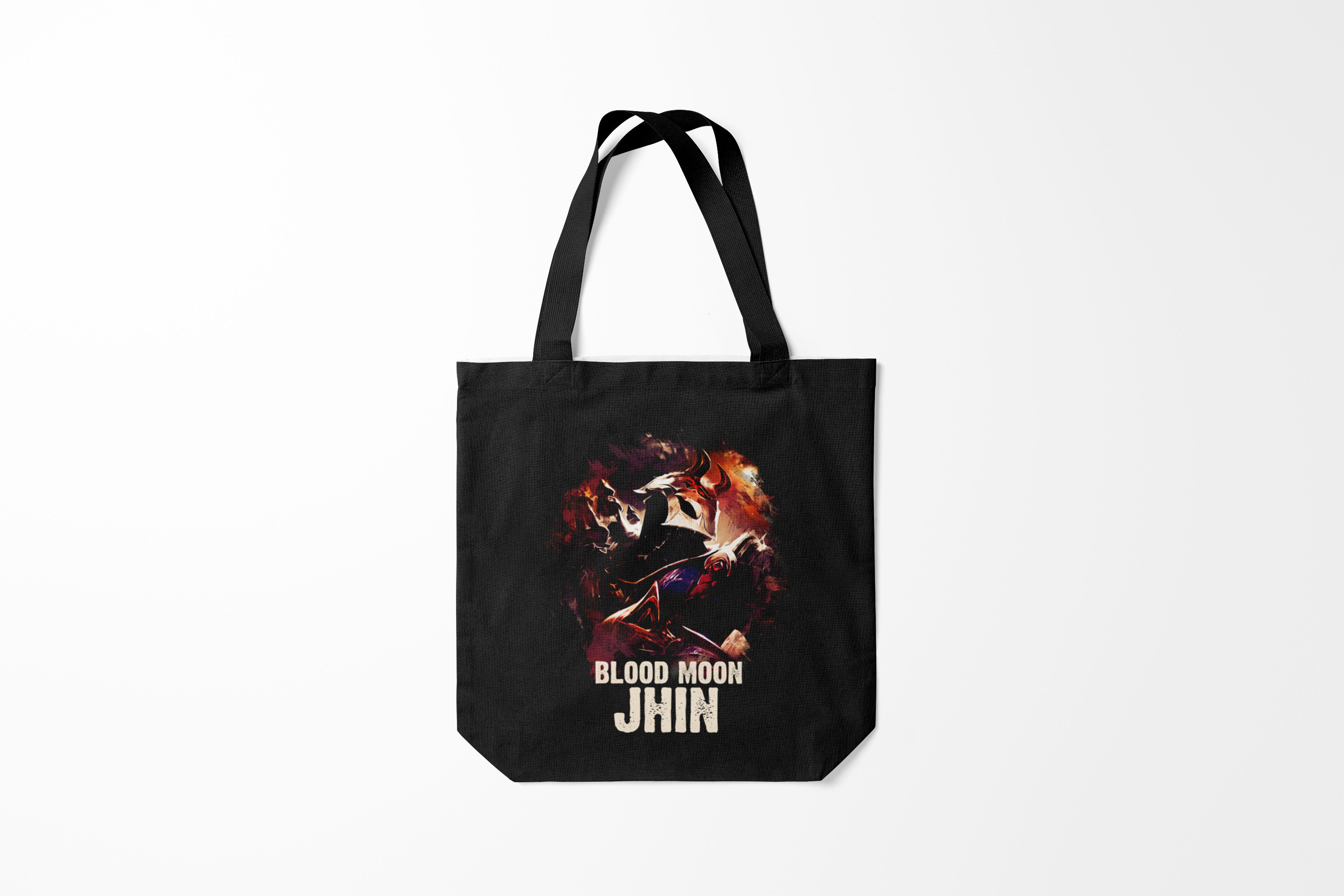 

Сумка шoппер унисекс Burnettie League Of Legends Jhin, черный, League Of Legends Jhin