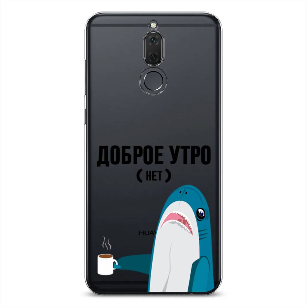 

Чехол Awog на Huawei Nova 2i/Mate 10 Lite "Доброе утро", Синий;белый;черный, 6120550-2