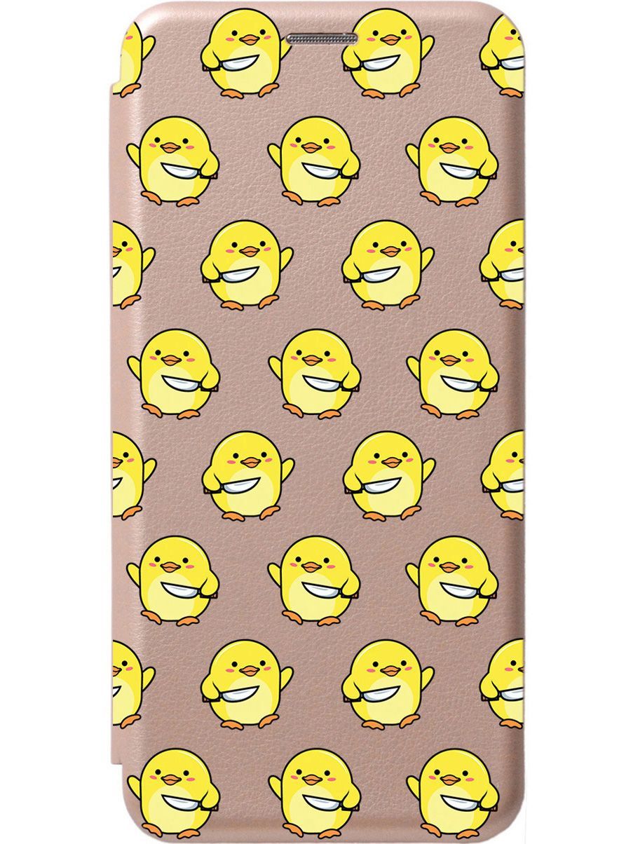 

Чехол на Samsung Galaxy S23 Ultra "Chick With Knife" золотой, Золотистый;желтый, 158352