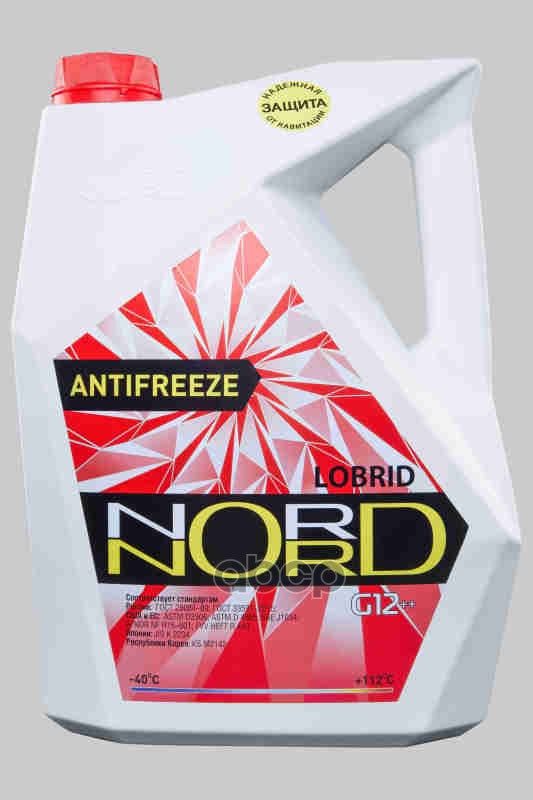 Антифриз Nord High Quality Antifreeze Готовый -40c Красный 10 Кг Nr 20485 nord арт. NR 204