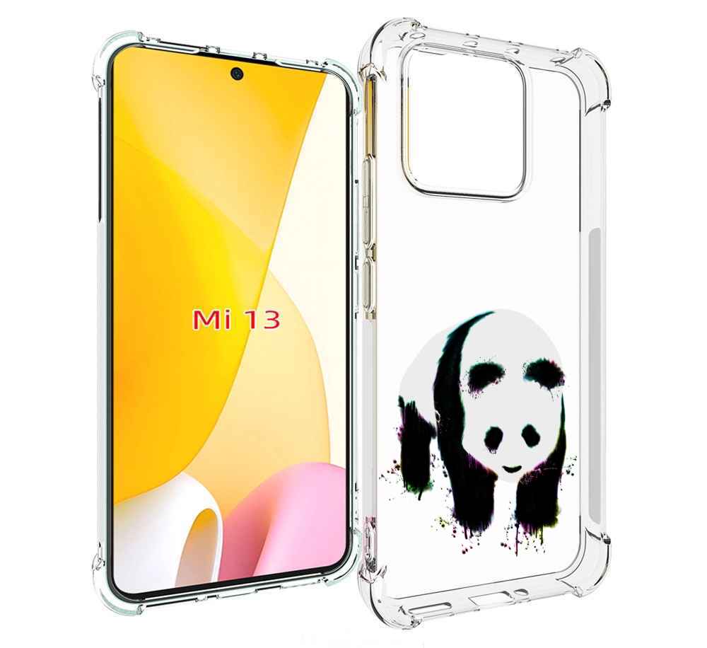 

Чехол MyPads панда в акварели для Xiaomi 13, Прозрачный, Tocco