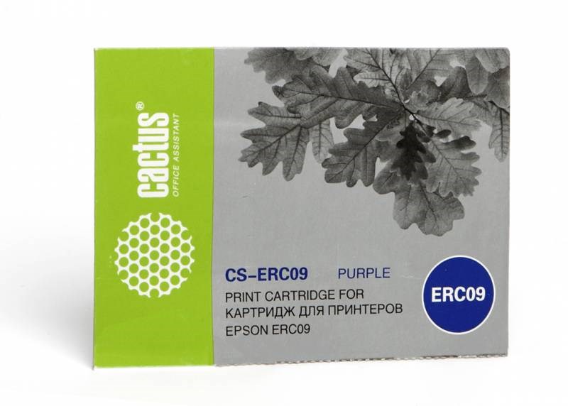 

Картридж для матричного принтера CACTUS CS-ERC09 Purple, совместимый, Пурпурный