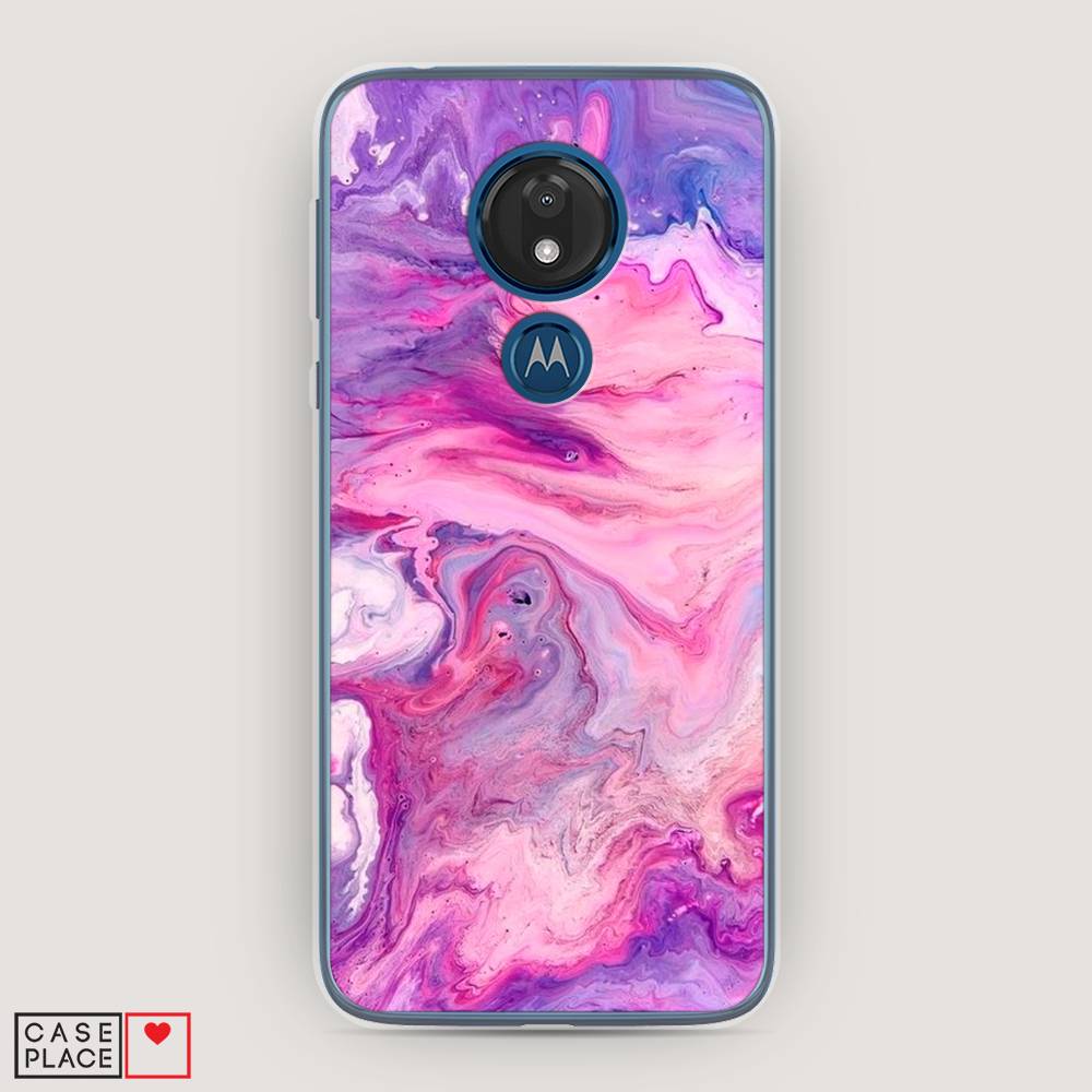 

Чехол для Motorola Moto G7 "Нежно-розовая абстракция", Розовый, 241150-3