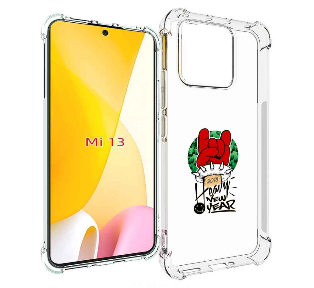 

Чехол MyPads Гангстер новый год для Xiaomi 13, Прозрачный, Tocco