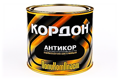 

Антикор Полимерно-Битумный "Кордон" 2.3кг. Поликомпласт Pa008b2300 ПолиКомПласт арт. РТ180