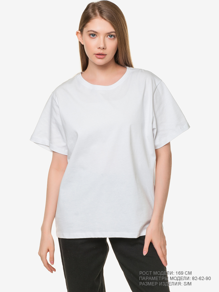

Футболка женская Marmalato 1047-020 белая M/L, Белый, 1047-020