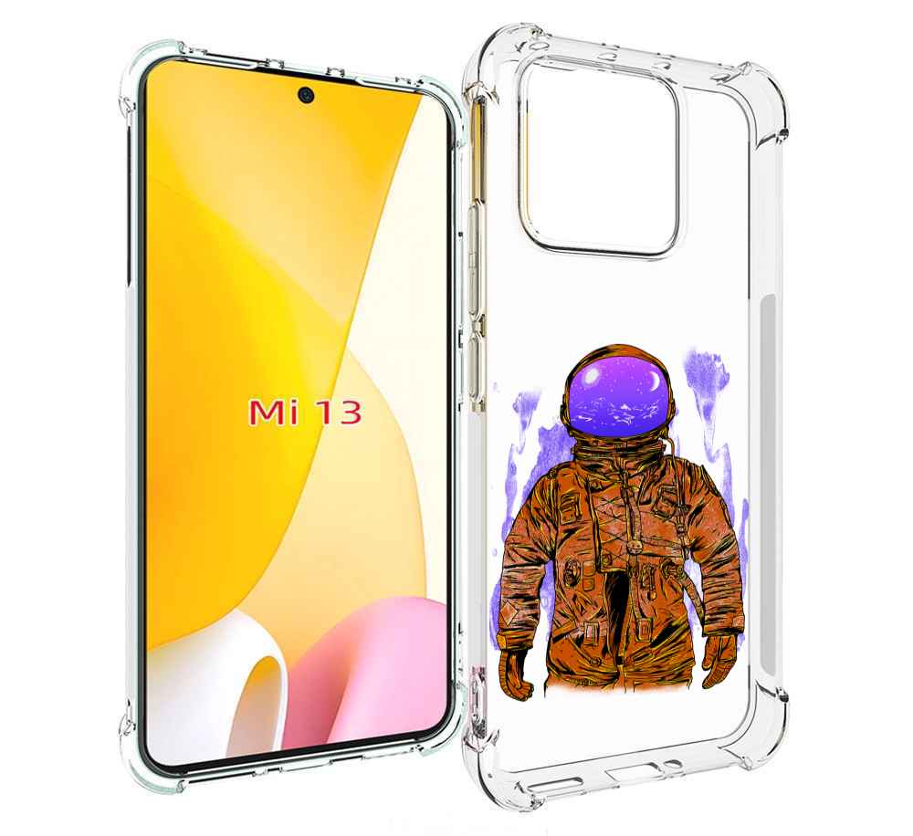 

Чехол MyPads нарисованный мужчина в скафандре для Xiaomi 13, Прозрачный, Tocco