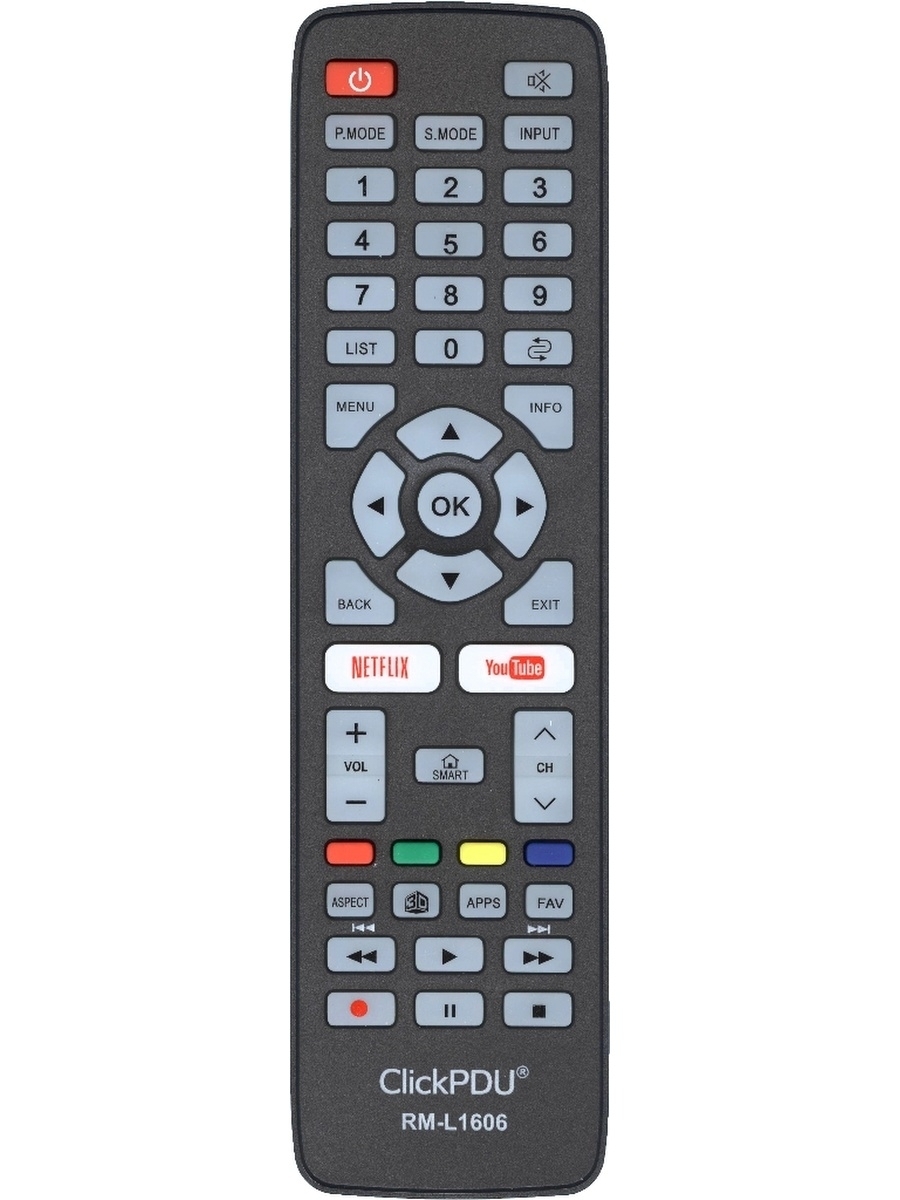 

Пульт ду Huayu RM-L1606 Samsung LG Sony Panasonic Philips Sharp (6 в 1)