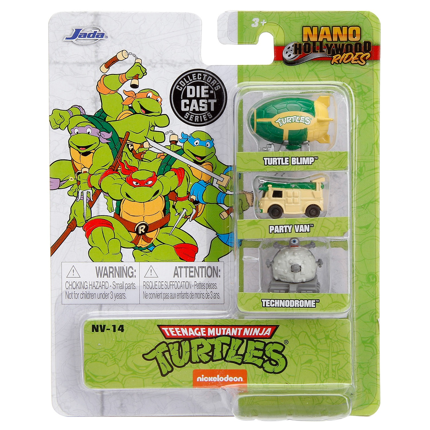 

Набор машинок TMNT Nano Hollywood Rides Car Set 1:65 31790, 31790_ТоуR99