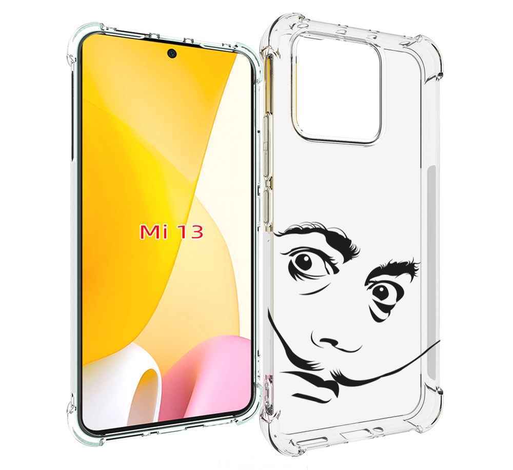 

Чехол MyPads мужчина с длинными усами для Xiaomi 13, Прозрачный, Tocco