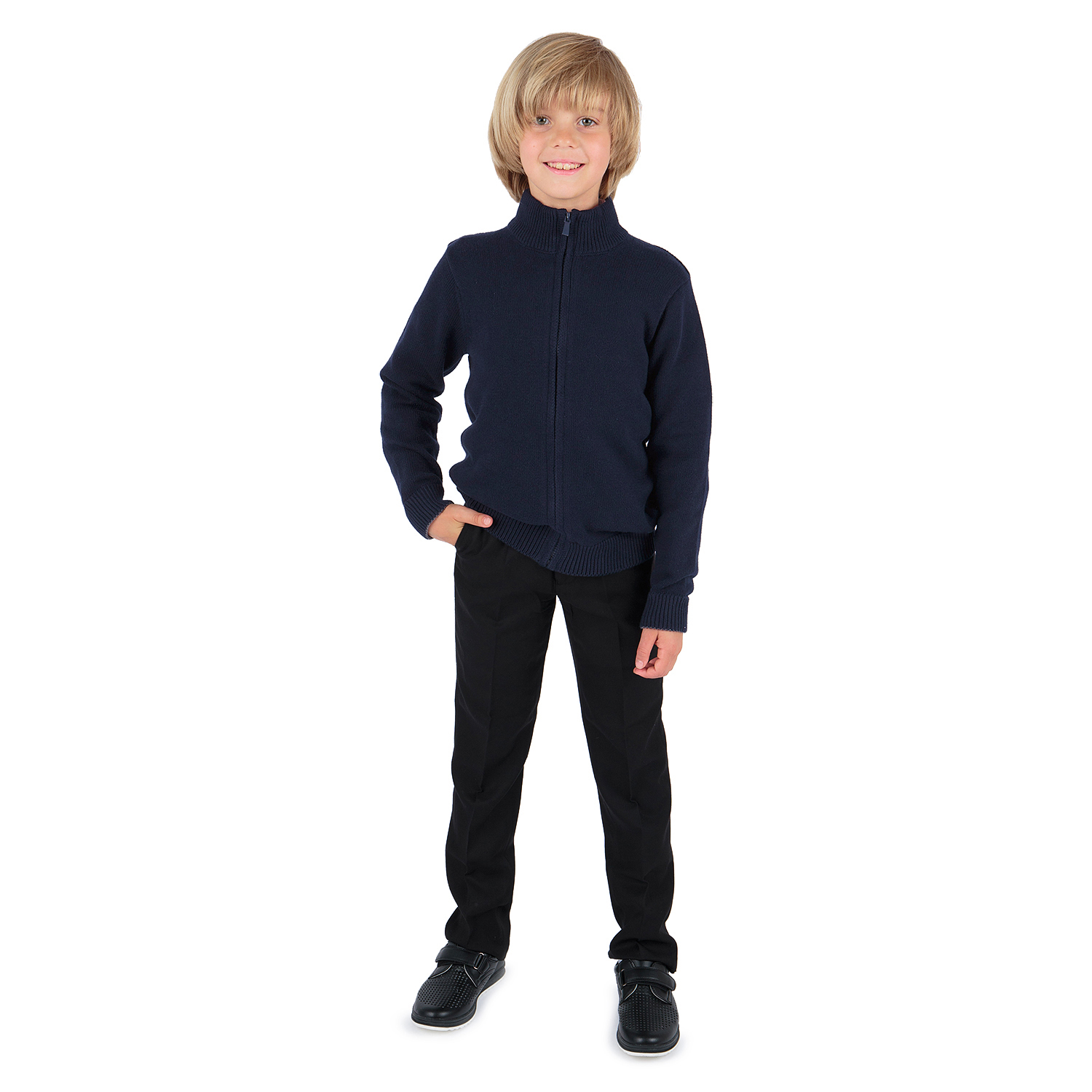 

Кардиган Leader Kids School синий р.158, GL001328423