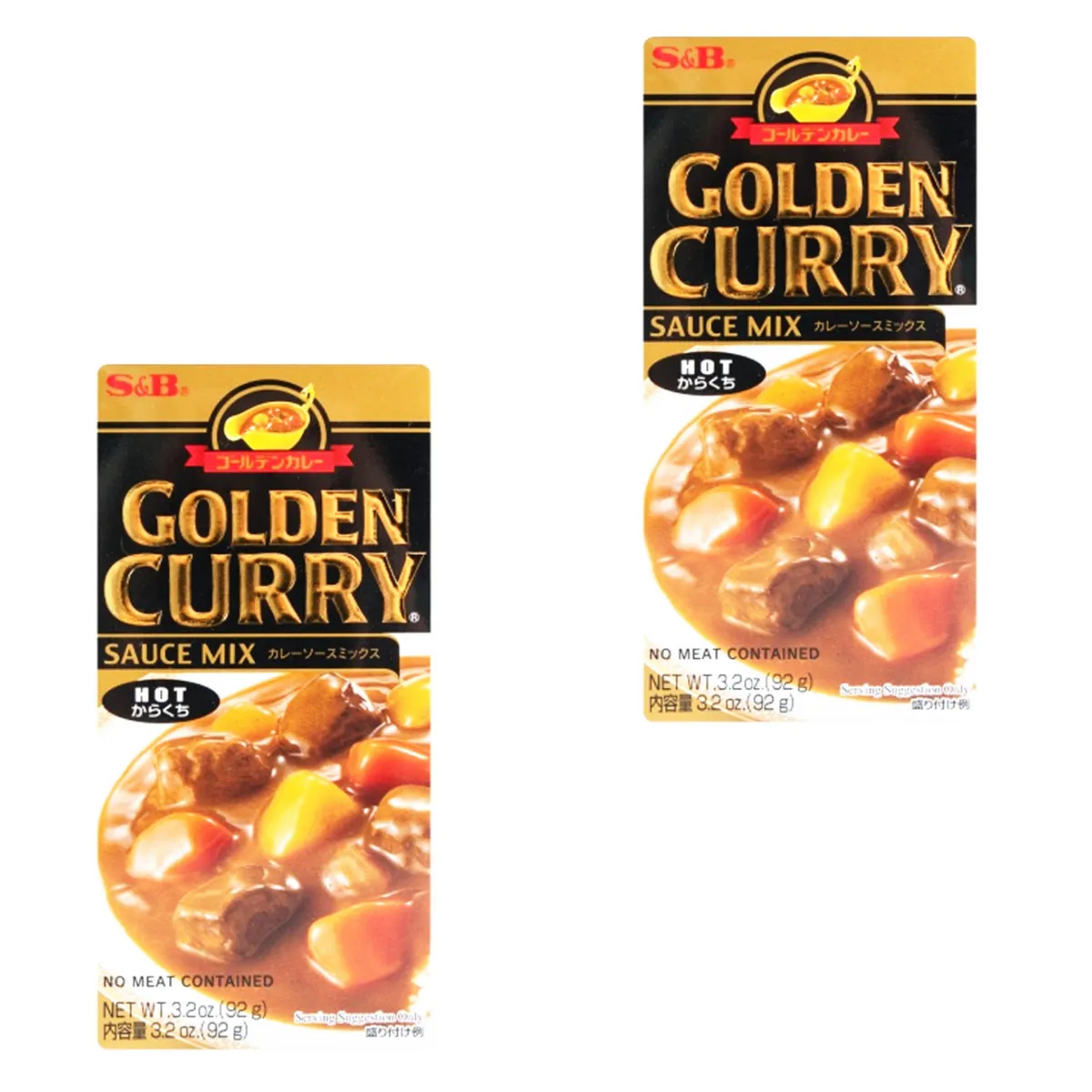 фото Соус s&b карри острый golden curry, 2шт. х 92г japan s & b