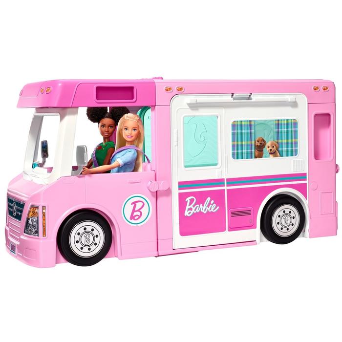 Кукольный транспорт Mattel Barbie Дом мечты на колесах раскладной GHL93 конструктор mattel mega construx barbie домик мечты gwr34